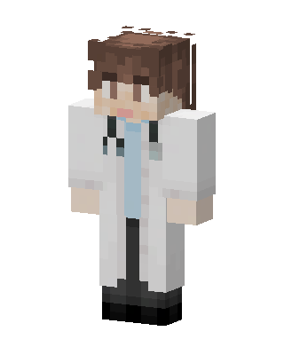 Lab Coat Doctor skin, 3D preview