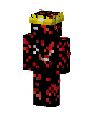 Magma King skin, 3D preview