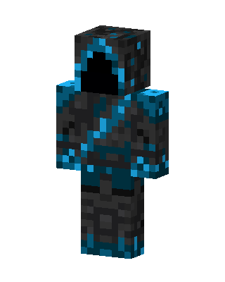 Diamond Ore Wraith skin, 3D preview
