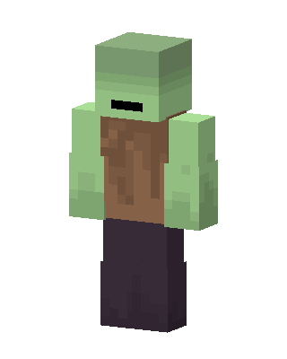 Green Player Boy skin, 3D preview