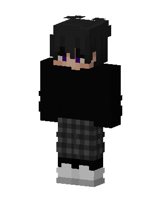 Plaid Pants Boy skin, 3D preview