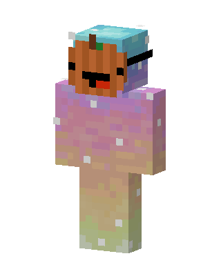 Pastel Pumpkin skin, 3D preview