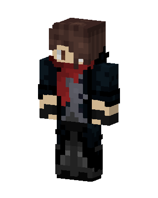 Black Fighter Boy skin, 3D preview