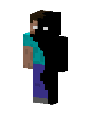 Shadow Herobrine Minecraft skin