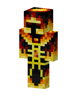 Inferno Skeleton skin, 3D preview