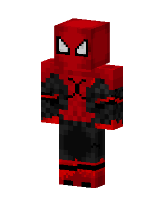 Spider-Man skin, 3D preview