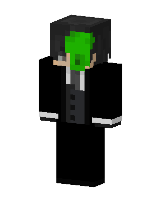 Green Mask Gentleman skin, 3D preview