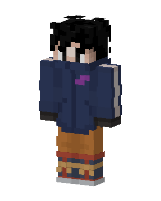 Goku Hoodie skin, 3D preview