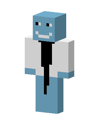 Blue Doctor Boy Minecraft blue skin