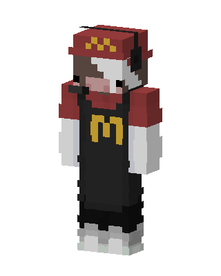 Fast Food Cow skin, 3D preview