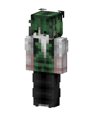 Green Mob Boy Minecraft green skin