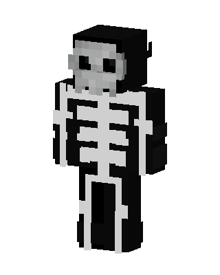 Skeleton Hoodie Minecraft skin