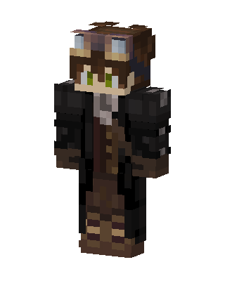 Brown Suit Boy skin, 3D preview