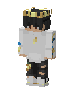 Golden Crown Boy Minecraft skin
