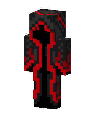Black Villain Boy skin, 3D preview