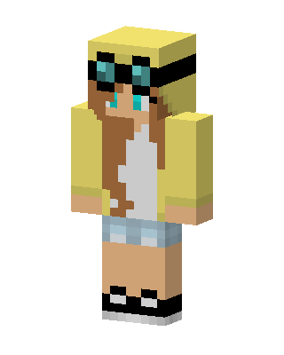 Goggles Girl skin, 3D preview