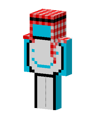 Plaid Hood Snowman skin, 3D preview