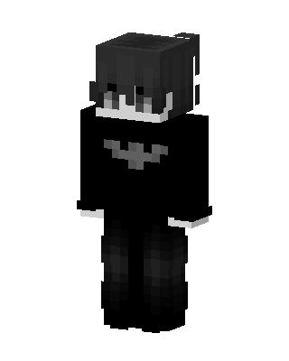 Bat Sweater Boy skin, 3D preview