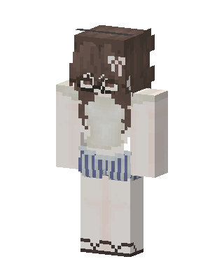 Cozy Bow Girl skin, 3D preview
