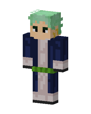 Roronoa Zoro skin, 3D preview