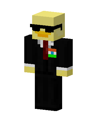 Duck In Suit skin, 3D preview