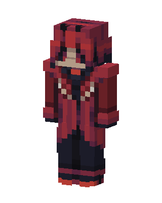 Crimson Hood Minecraft skin