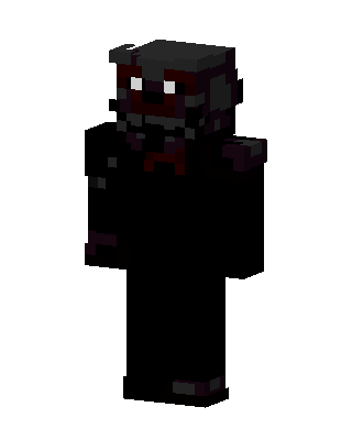 Black Villain Boy skin, 3D preview