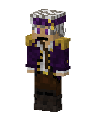 Purple Hero skin, 3D preview