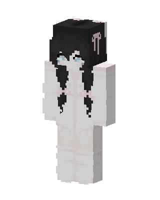 White Knight Girl skin, 3D preview