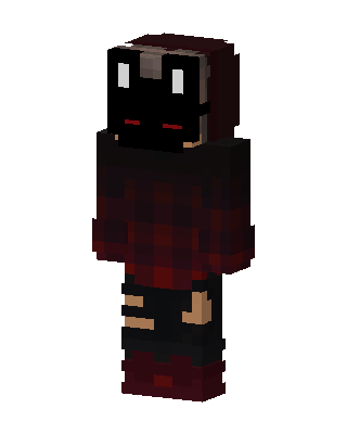 Black Fighter Boy skin, 3D preview