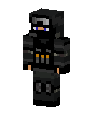 Black Ninja Boy Minecraft skin