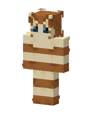 Brown Animal Girl Minecraft skin