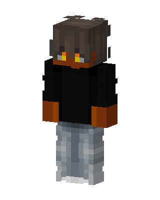 Ember Hoodie skin, 3D preview