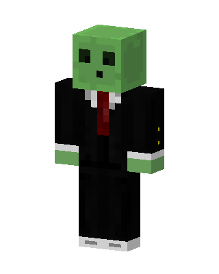 Slime In Suit Minecraft skin