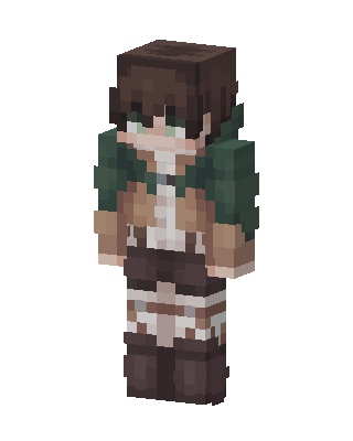 Eren Yeager skin, 3D preview
