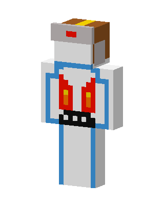 White Glowing Cop Boy Minecraft skin