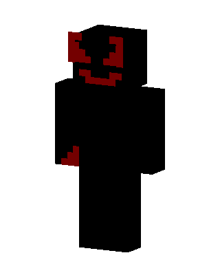 Black Villain Boy skin, 3D preview