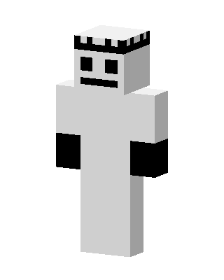 White Crowned Ghost skin, 3D preview