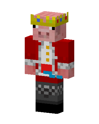 Red Royal Minecraft knight skin
