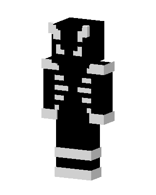 Black Robot Boy skin, 3D preview