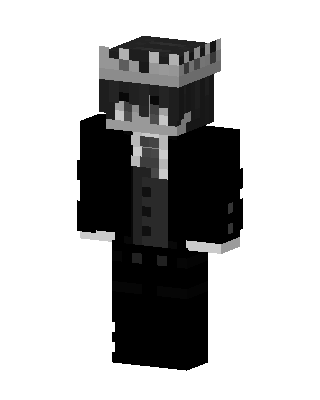 Black King Minecraft skin