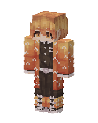 Zenitsu Agatsuma Minecraft skin