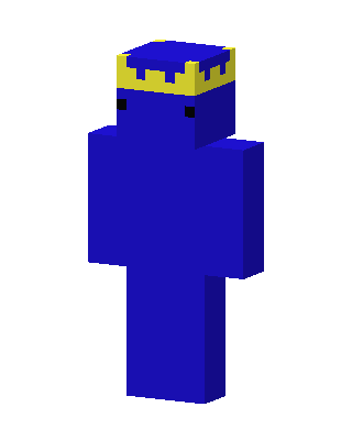 Blue Rainbow Friends Minecraft skin