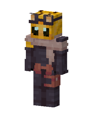 Gold Fighter Boy skin, 3D preview