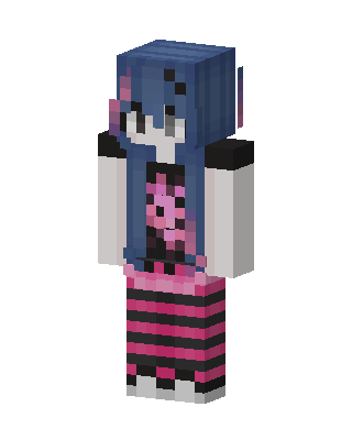 Scene Girl Minecraft skin
