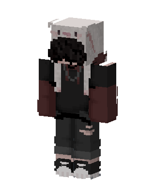 Black Hoodie Boy Minecraft skin