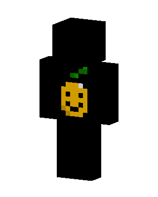 Orange Smile Minecraft Halloween skin