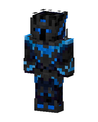 Sapphire Knight skin, 3D preview