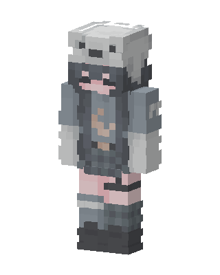 Polar Bear Hoodie skin, 3D preview