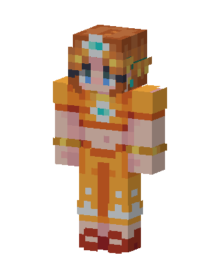 Golden Princess Minecraft skin